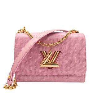 Louis Vuitton Epi Twist Shoulder Bag MM Rose Ballerine